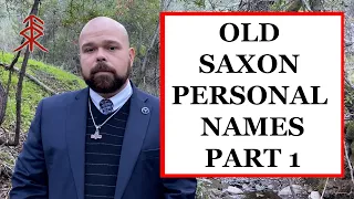 Old Saxon Personal Names Part 1 (Alfdag - Askrîk)