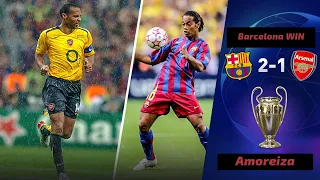 Barcelona vs Arsenal 2006, Ronaldinho versus Henry , Final Champions 2006