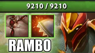 GO GO RAMBO [9k HP Dragon Knight with Flesh Heap + Reactive Armor] Dota 2 Ability Draft