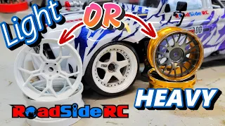 TESTED!!  Does Wheel Weight Matter in RC Drifting??