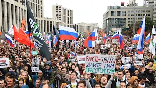 Протест в Москве Прямой эфир | Live 23.01.2021 | Несанкционированный митинг за Свободу Навального
