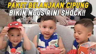 BIKIN NGAKAK!! UNBOXING PAKET HASIL BELANJA ONLINE CIPUNG!! NCUS RINI HEBOH LIAT ISINYA!!!