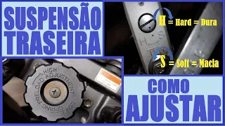 Como fazer a regulagem da suspensão traseira da moto