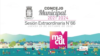 Concejo Municipal de Macul N° 66 / 20-10-2022