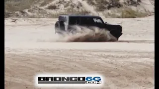 Ford Bronco Trail Turn Assist in action at Silver Lakes Sand Dunes