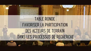 Rencontre FIRAH 2024 - Favoriser la participation des acteurs de terrain dans les recherches