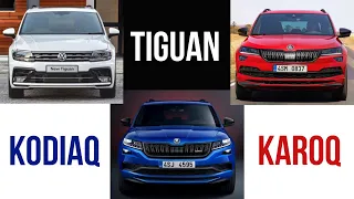 SKODA KODIAQ, SKODA KAROQ или VW TIGUAN?