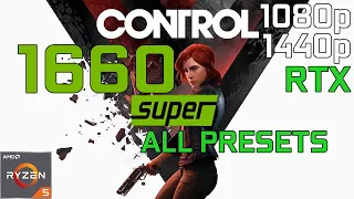 Control | GTX 1660 Super, Ryzen 5 3600
