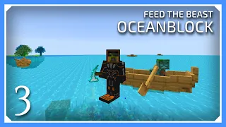 FTB OceanBlock Modpack | Exploration & Death! | E03 | 1.16.5 Skyblock Modpack