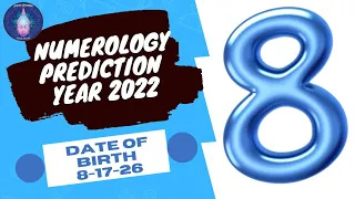 Numerology Prediction and Remedies 2022||Number 8||8,17,26 - Jevan Chakra