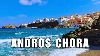 The Unique & Isolated Island Capital (Andros, Greece 🇬🇷)