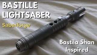 REVIEW Saberforge Bastille Lightsaber (Bastila Shan) with Custom Powder Coating