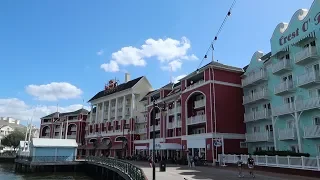 Disney's Boardwalk Resort Tour | Hotel Grounds Walking Tour, Boardwalk Shops, & Pool Locations!