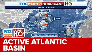 Atlantic Basin Remains Active With Several Tropical Systems