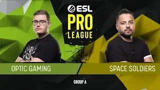 CS:GO - OpTic vs. ex-Space Soldiers [Mirage] Map 1 - Group A - ESL Pro League Season 9 Europe