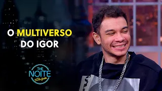 Multiplicação de Igor no palco do The Noite | The Noite (22/03/23)