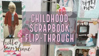 My Childhood | Scrapbook Album Flip-Through!