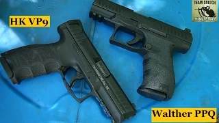 HK VP9 vs Walther PPQ 9mm pistol