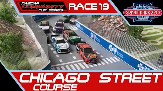 NASMAR Chicago Street Race // Nascar Stop Motion - 2023 Race 18 Grant Park 220