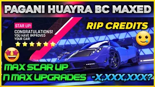 Pagani Huayra BC | Star up and upgrade to max 🤩 | MP Beast maxed |  Asphalt 9