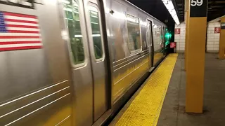 MTA NYCT 60 FPS: Manhattan bound R68A N train departing 59 St