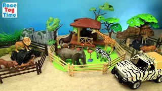 Safari Zoo Animals Fun Toys For Kids - Learn Animal Names Video