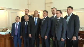 Официальная встреча делегации из китайского города Эрлянь с руководителями администрации АГО