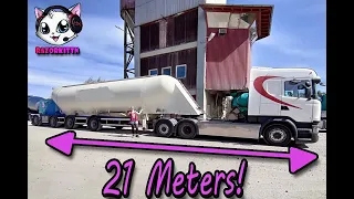 Trucker Girl Driving a Powder Tanker! - Pt. 1 Loading Up