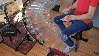 flairdrum 24_piano - Plastic Bottle Instrument, DIY Bottle Xylophone, Recycled Instrument