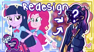 MLP Equestria Girls (REDESIGNS) ☆ speedpaint + commentary