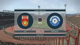 PES 2019 | UFA vs Orenburg - Russia Premier League | 31 August 2019 | Full Gameplay HD