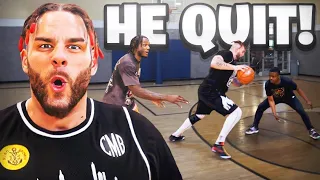 Making Fomby Quit KOTC! (1v1 Basketball)