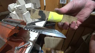 Нож из старого напильника своими руками.Knife making/Bushcraft Knife.