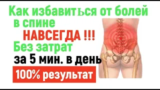 Сделай это! и ЗАБУДЕШЬ про БОЛЬ В СПИНЕ, грыжи и протрузии!!! 100%, ПРОВЕРЕННО НА СЕБЕ!!! Самоделка.