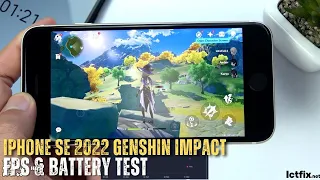 iPhone SE 2022 Genshin Impact Gaming test 2023 | Apple A15 Bionic