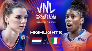 🇳🇱 NED vs. 🇮🇹 ITA - Highlights Week 2 | Women's VNL 2023