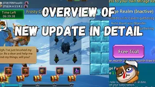 Frosty commission and Mirage Realm || Lords mobile New update overview  || Unlimited rss