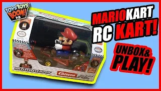 This is Awesome! Mario Kart Carrera RC Pipe Kart! | Unbox and Play! | Toys Toys Boom