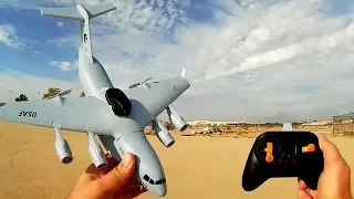 C17 Gyro Stabilized RC Airplane Can it Lift a 808 Keychain Camera?