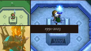 Evolution of the Master Sword in Zelda games (1991-2023) - Cutscenes