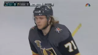 William Karlsson Gives Vegas the Lead in Game 2 (Sharks vs. Knights 2018 NHL Playoffs)
