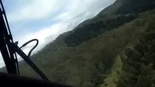 Low Level Black Hawk Cockpit Terrain flight