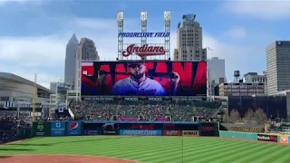 Cleveland Guardians 2019 Starting Lineups (vs. Atlanta Braves)