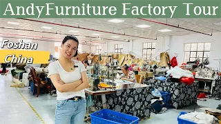 Luxury Furniture Factory Tour From Foshan China I Eames Lounge Chair, Togo Sofa.