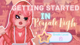 GETTING STARTED IN ROYALE HIGH | Tutorial For Beginners | Royale High Roblox