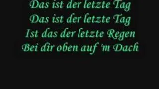 Tokio Hotel - Der letzte Tag lyrics