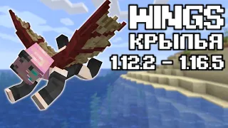 WINGS//КРЫЛЬЯ//ОБЗОР МОДА НА МАЙНКРАФТ 1.12.2 И 1.16.5