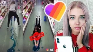 в LIKE СХОДЯТ С УМА РАДИ ПОПУЛЯРНОСТИ 🔞 Громят Супермаркет и НЕприлично Снимают в ЛАЙК Тик Ток