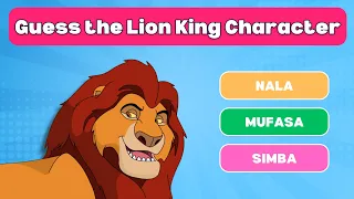 Guess all the Lion King Characters | Disney Quiz