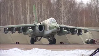 Russian Su-25 bombing training